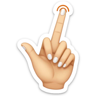 Clicker icon with hand cursor for Roblox game sticker