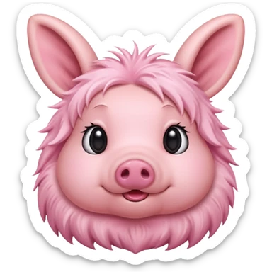 Can you do a mix of a bunny and a pig sticker