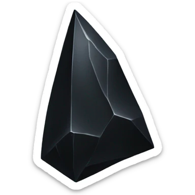 Black shard sticker