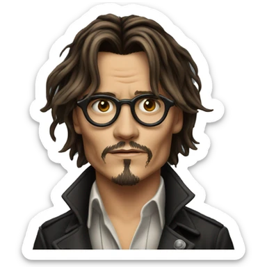 Johnny Depp sticker