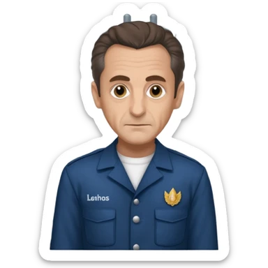 Nicolas sarkozy en prison  sticker