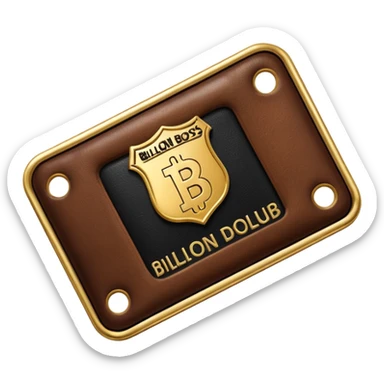 BBC Billion Dollar Boys club pass  sticker