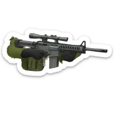 Ghillie sniper sticker