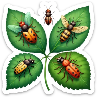 bunch of insects sticker