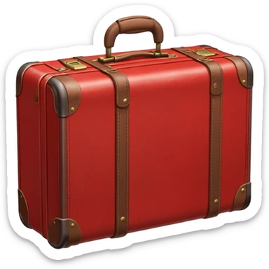 red Suitcase sticker