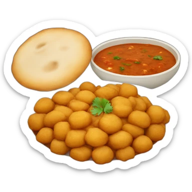 pav bhajji indian food sticker