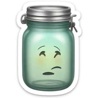 mason jar sticker
