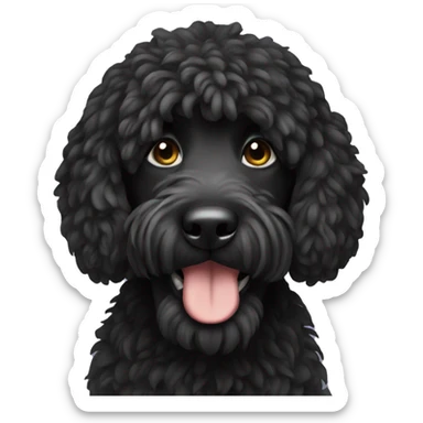 Black doodle sticker