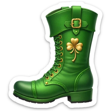 leprechaun boot sticker