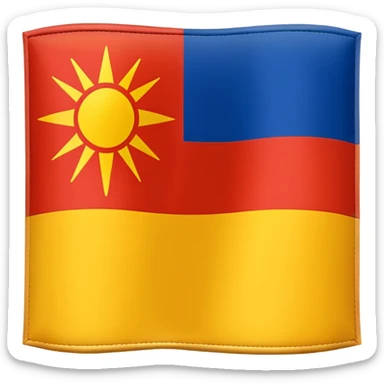 a flag with these colours:  sticker