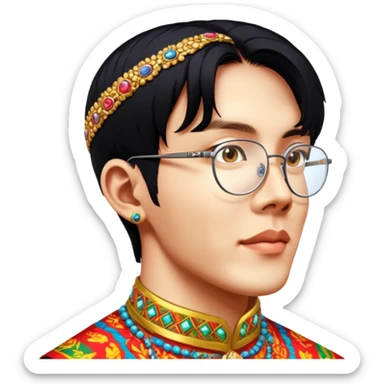 Vibrant Ceremonialist sticker