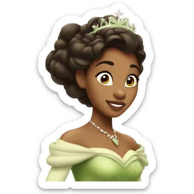 Princess tiana  sticker