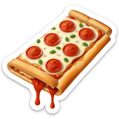 pizza logs sticker