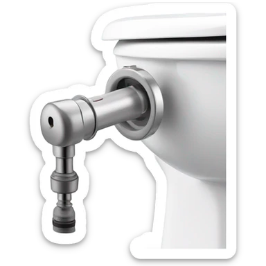 bidet attachment on toilet sticker
