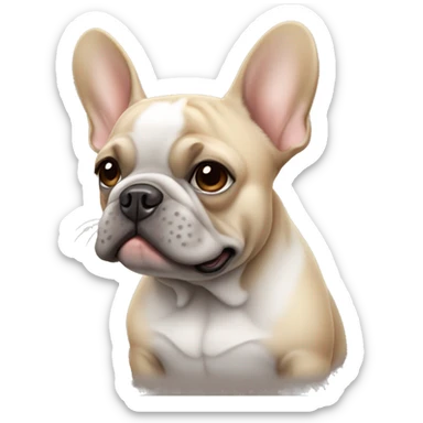  Ashy tan  French bulldog sticker
