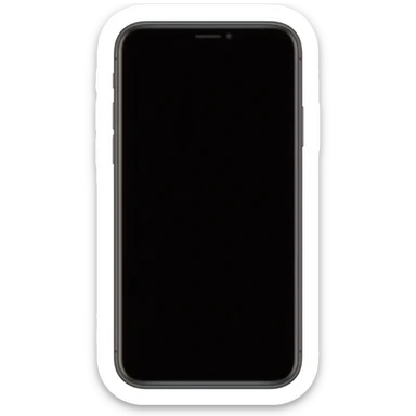 Black apple display with black wallpaper sticker