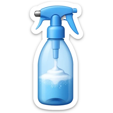 blue sea salt spray bottle emoji sticker