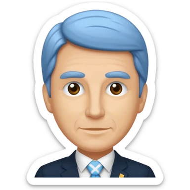 Javier Milei current president of Argentina sticker