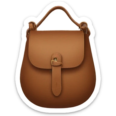 polène bag brown  sticker