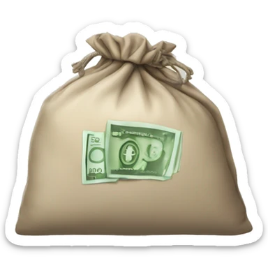bags of cash  sticker