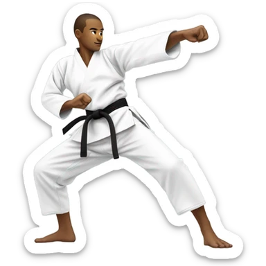 Karate sticker