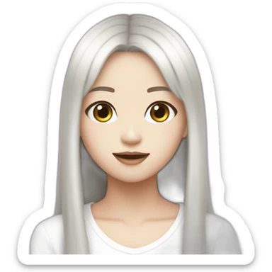 blackpink white sticker