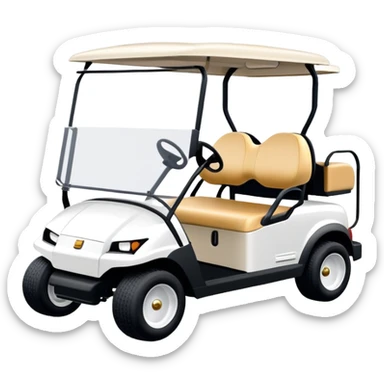 Club car golf cart sticker