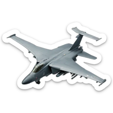 A military aircraft sticker