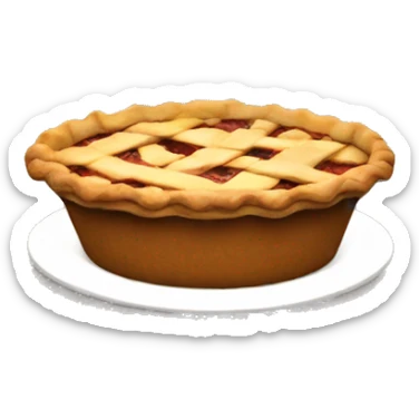 Pie sticker
