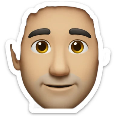 photo-real-Ross Geller sticker