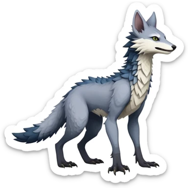 Modern Vernid-Sergal-Trico-species by LiLaiRa full body sticker