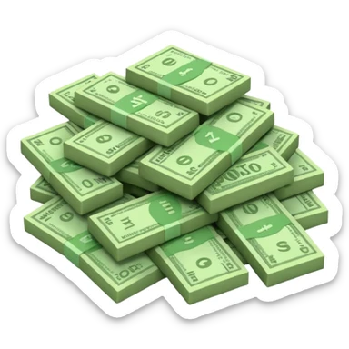 monopoly money sticker