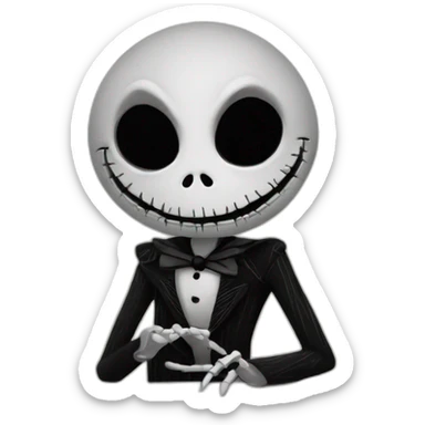 nightmare before christmas sticker