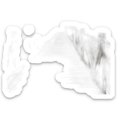 Pont de l’illusion à la réalité. sticker