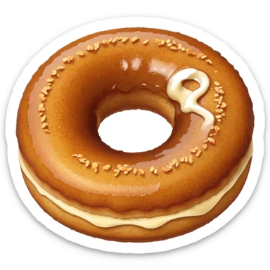 delcious apple cider donut sticker