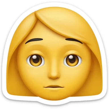 side eye emoji with whole face sticker