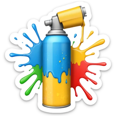 spray paint  sticker