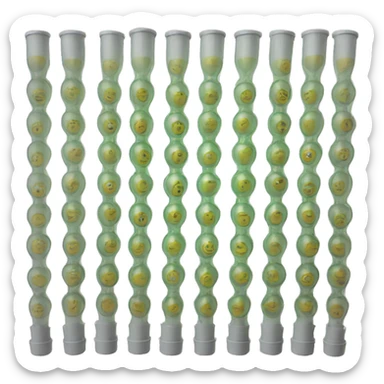 experiment tube sticker