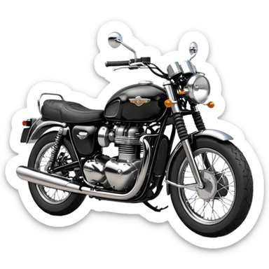 Triumph Bonneville  Motorcycle  sticker