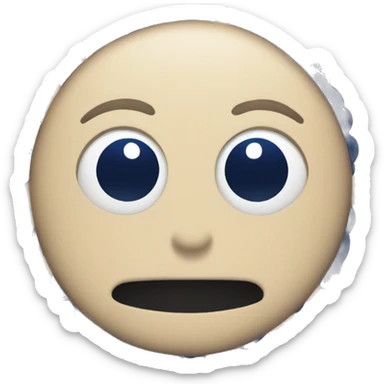 Navy blue square with the letters ESC in the m  sticker