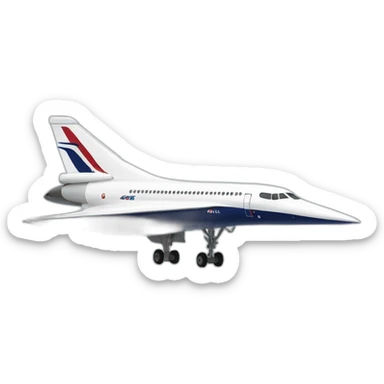 Concorde air france sticker