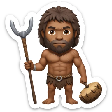 Caveman sticker