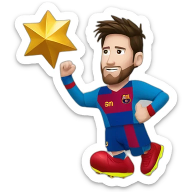 Messi navidad sticker