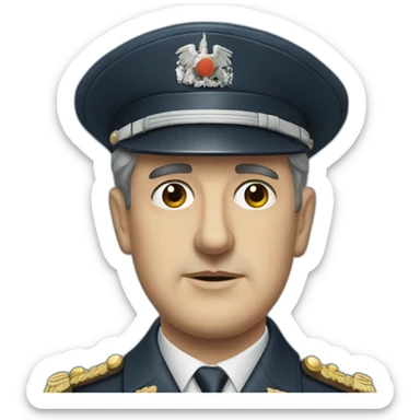 Charles de Gaulle  sticker