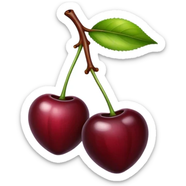 Black cherry  sticker