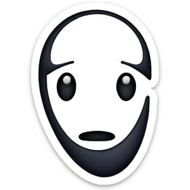 abstract representation of null sticker