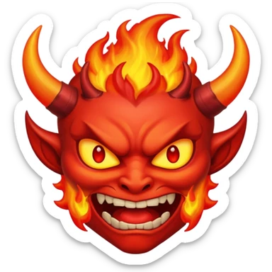 Démon d éclair sticker