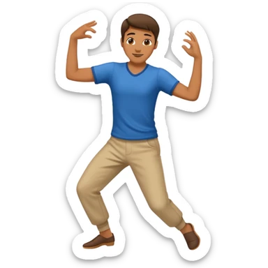 Le monsieur danse mobile sticker