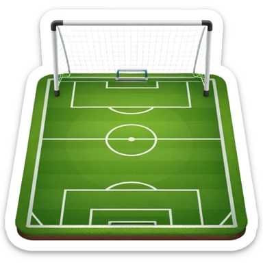 Soccer Field Objects sticker