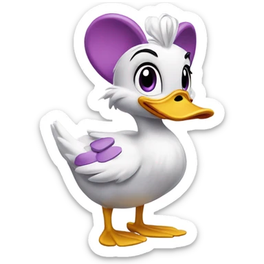 daisy duck sticker